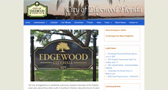 Desktop Screenshot of edgewood-fl.gov