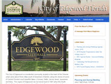Tablet Screenshot of edgewood-fl.gov